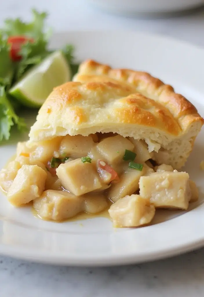 25 Chicken Pot Pie Healthy Recipes That Feel Light & Cozy - 2. Light Chicken Pot Pie with Cauliflower Crust