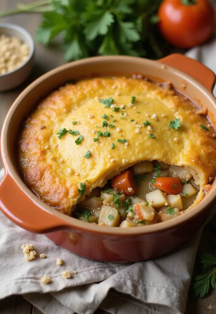 25 Chicken Pot Pie Healthy Recipes That Feel Light & Cozy - 4. Quinoa Chicken Pot Pie