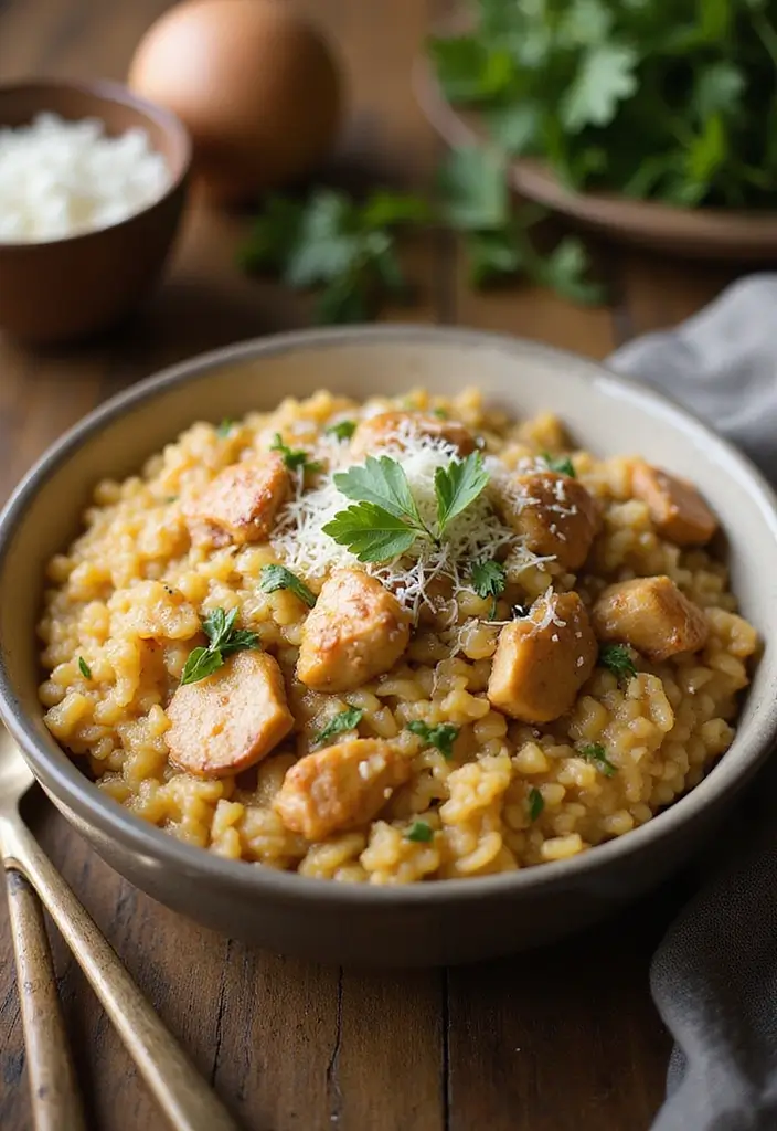 27 Cajun Chicken and Rice Recipes That Bring Southern Heat 27 27 Cajun Chicken and Rice Recipes That Bring Southern Heat - 26. Cajun Chicken and Rice Risotto