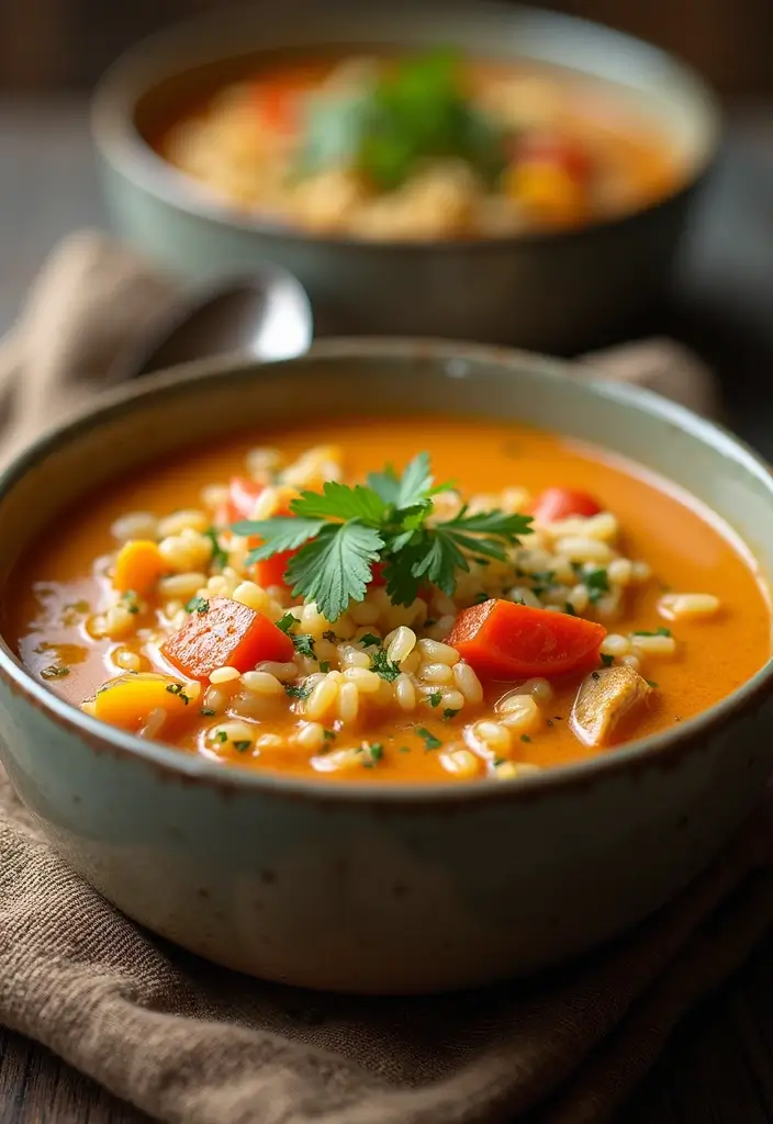 27 Cajun Chicken and Rice Recipes That Bring Southern Heat 5 27 Cajun Chicken and Rice Recipes That Bring Southern Heat - 4. Cajun Chicken and Rice Soup