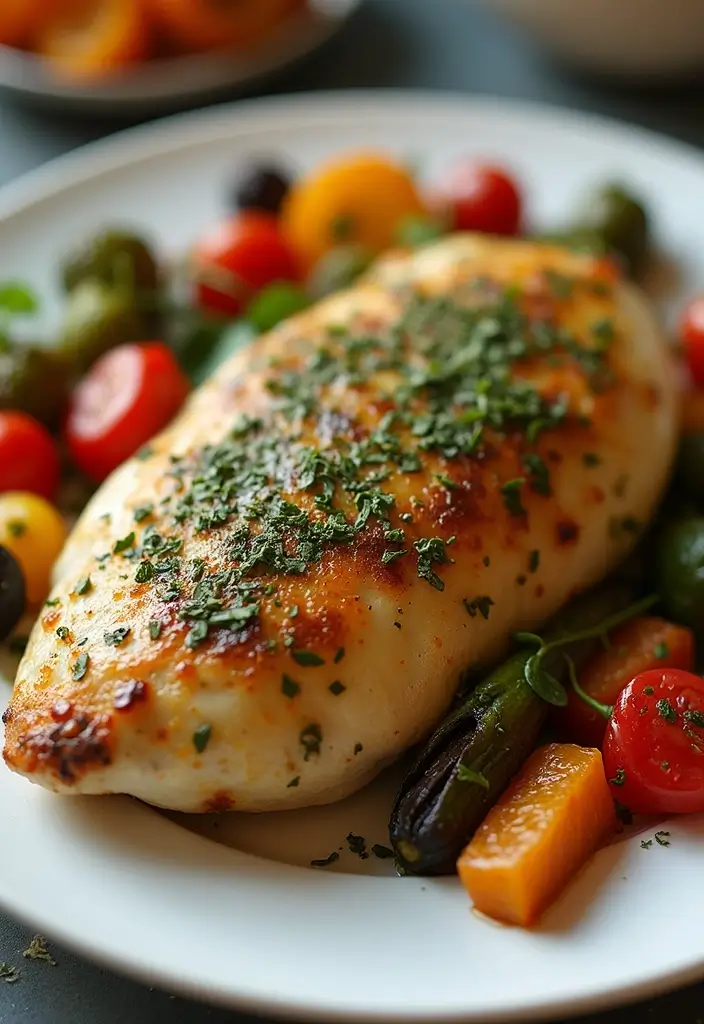 27 Chicken Rice and Veggies Recipes That Are Balanced & Healthy 12 27 Chicken Rice and Veggies Recipes That Are Balanced & Healthy - 11. Pesto Chicken with Roasted Veggies