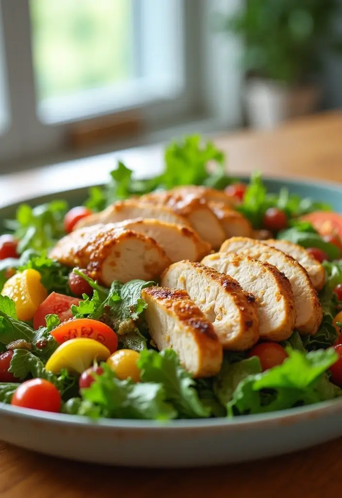 27 Chicken Rice and Veggies Recipes That Are Balanced & Healthy 28 27 Chicken Rice and Veggies Recipes That Are Balanced & Healthy - 27. Grilled Chicken and Veggie Salad