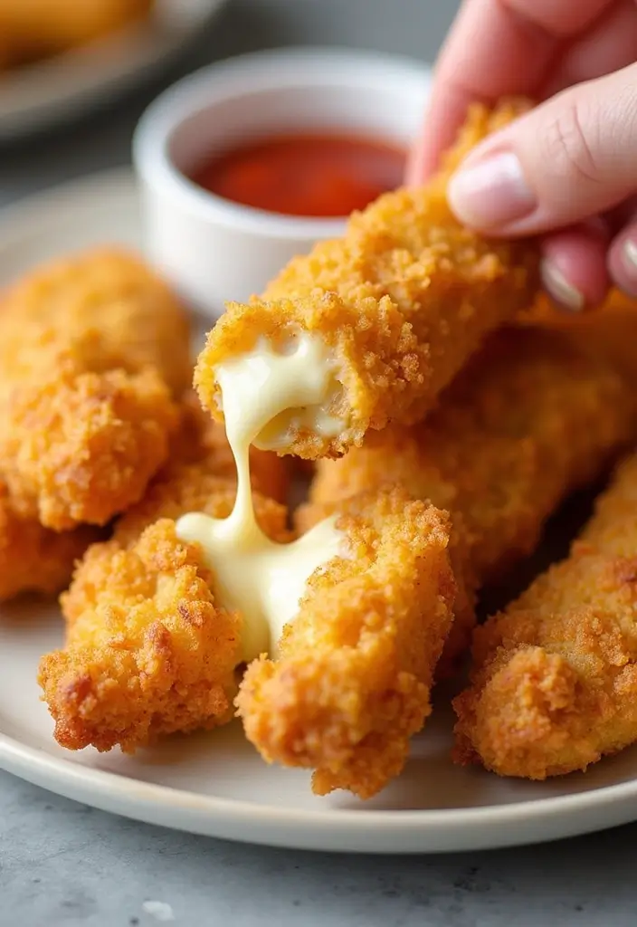 27 Chicken Tender Recipes Baked That Are Crispy Without Oil - 13. Cheesy Chicken Tenders