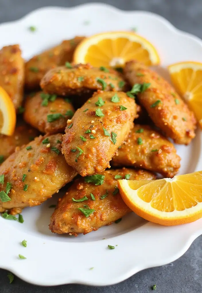 27 Chicken Tender Recipes Baked That Are Crispy Without Oil - 16. Orange Ginger Chicken Tenders