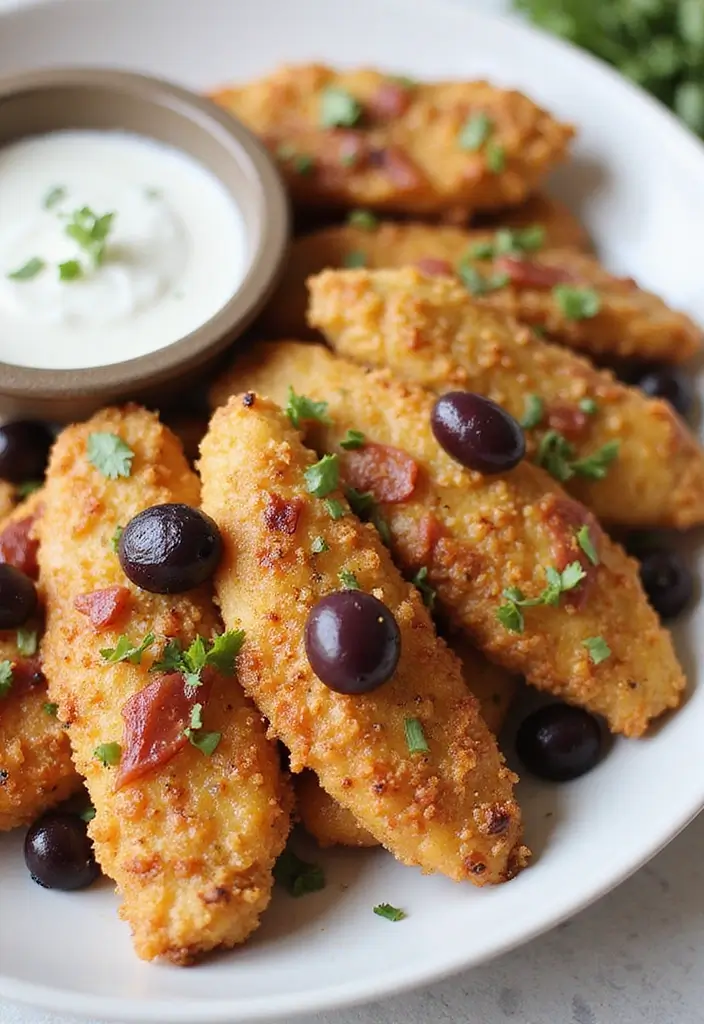 27 Chicken Tender Recipes Baked That Are Crispy Without Oil - 23. Mediterranean Chicken Tenders