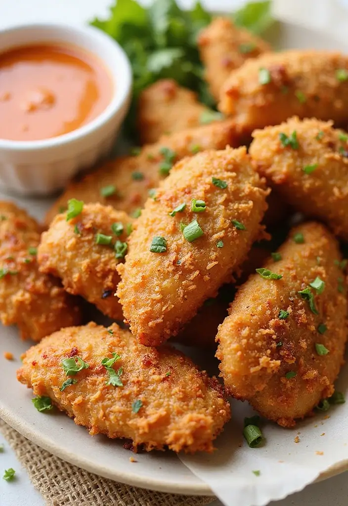 27 Chicken Tender Recipes Baked That Are Crispy Without Oil - 24. Thai Coconut Chicken Tenders