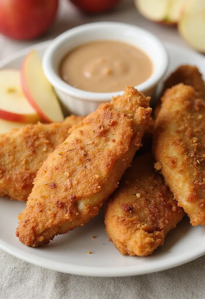 27 Chicken Tender Recipes Baked That Are Crispy Without Oil - 27. Apple Cinnamon Chicken Tenders