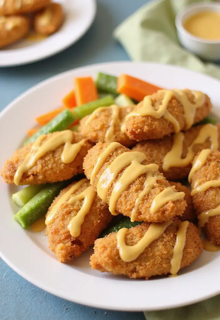 27 Chicken Tender Recipes Baked That Are Crispy Without Oil - 5. Honey Mustard Chicken Tenders