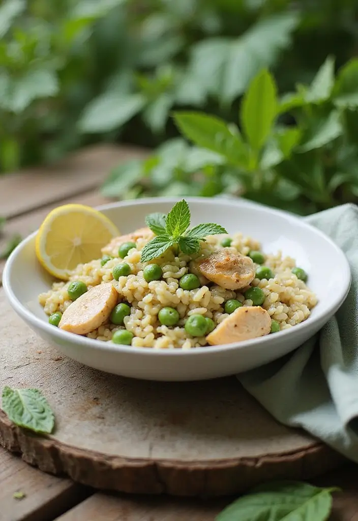 27 Creamy Lemon Chicken Orzo Recipes That Taste Bright & Elegant 148 27 Creamy Lemon Chicken Orzo Recipes That Taste Bright & Elegant - 23. Lemon Chicken Orzo with Mint and Peas