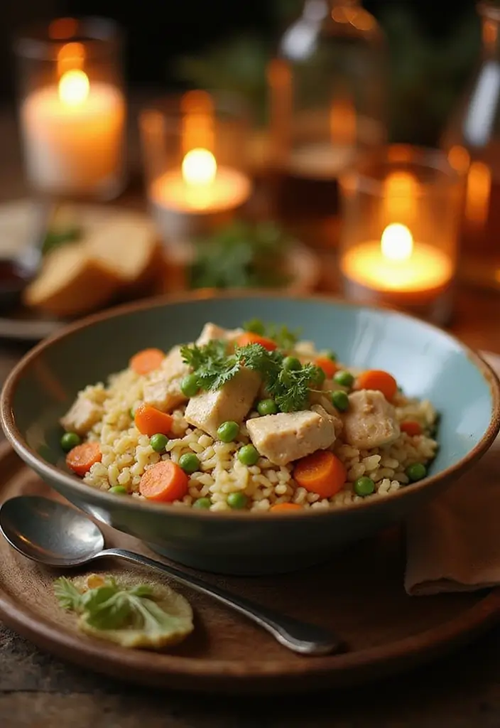 27 Creamy Lemon Chicken Orzo Recipes That Taste Bright & Elegant 42 27 Creamy Lemon Chicken Orzo Recipes That Taste Bright & Elegant - 7. Lemon Chicken Orzo with Peas and Carrots
