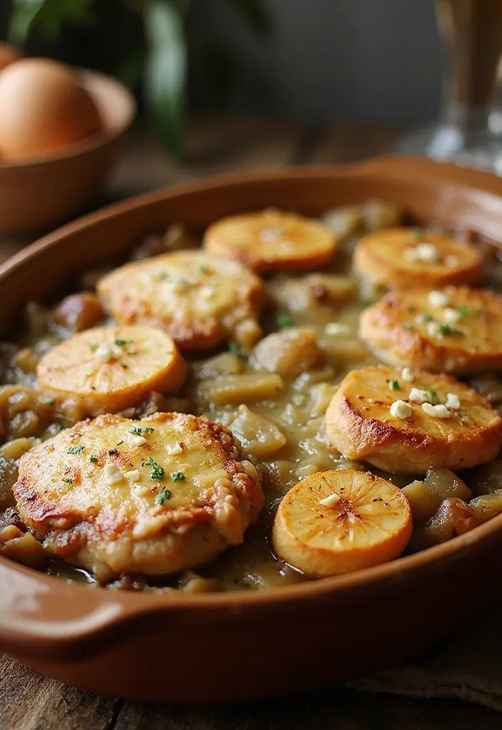 27 French Onion Chicken Thighs Recipes That Are Melty & Delicious - 8. French Onion Chicken Casserole