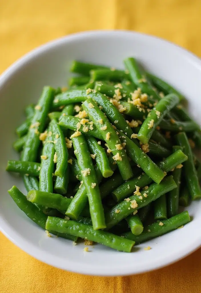 27 Honey Garlic Chicken Side Dishes That Complete the Meal - 3. Steamed Green Beans with Lemon Zest
