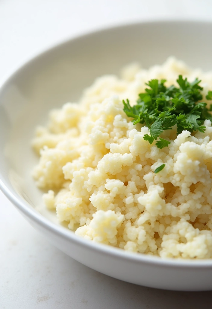 27 Honey Garlic Chicken Side Dishes That Complete the Meal - 4. Cauliflower Rice with Parsley
