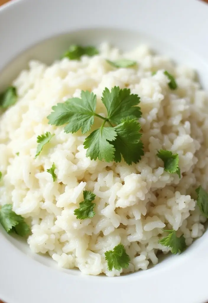 27 Honey Garlic Chicken Side Dishes That Complete the Meal - 9. Cilantro Lime Rice