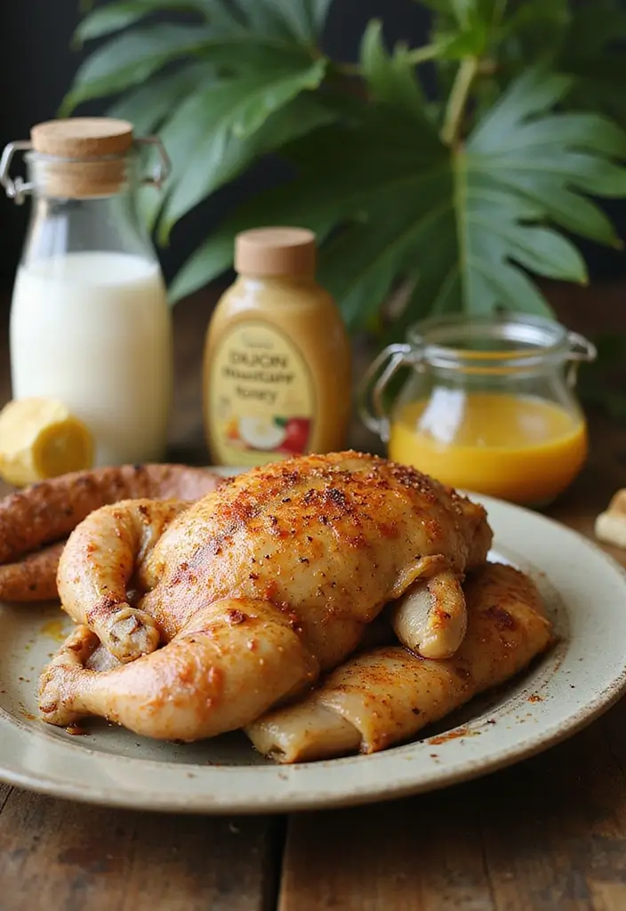 27 Honey Mustard Chicken Marinade Recipes That Lock in Flavor - 11. Honey Mustard Coconut Marinade