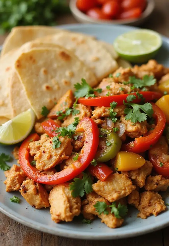 27 Leftover Shredded Chicken Recipes That Make Meal Prep Easy - 12. Shredded Chicken Fajitas