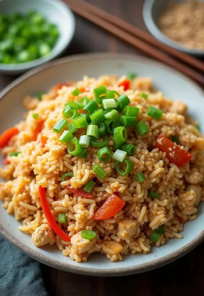 27 Leftover Shredded Chicken Recipes That Make Meal Prep Easy - 6. Chicken Fried Rice