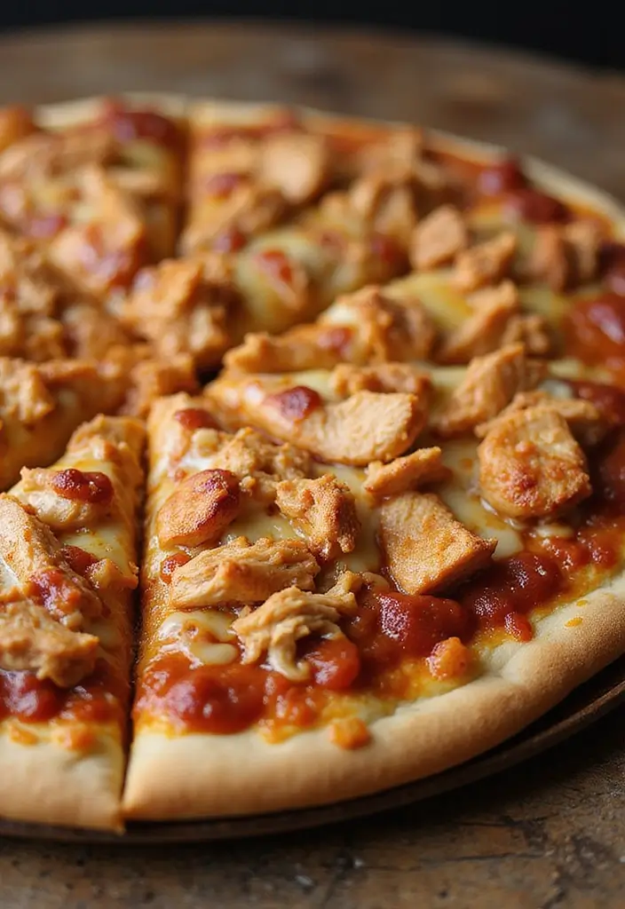27 Leftover Shredded Chicken Recipes That Make Meal Prep Easy - 7. Shredded Chicken Pizza