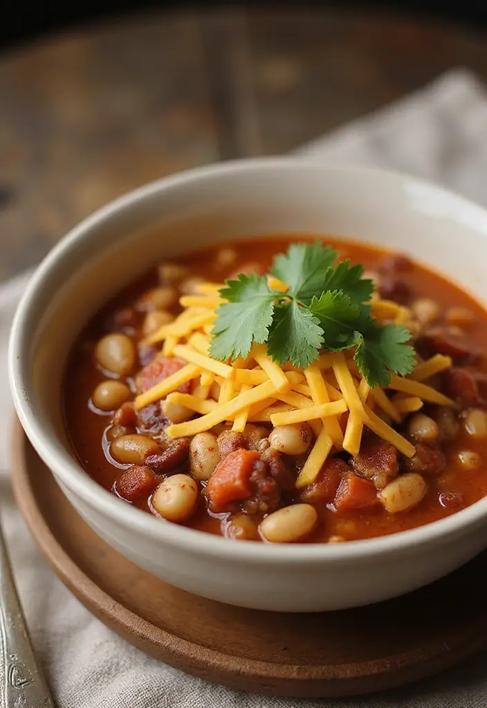 27 Leftover Shredded Chicken Recipes That Make Meal Prep Easy - 9. Chicken and White Bean Chili