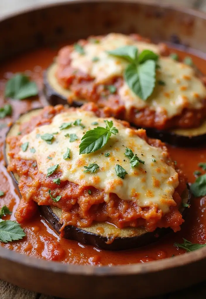 27 Oven Baked Chicken Parmesan Recipes That Are Golden & Gooey 18 27 Oven Baked Chicken Parmesan Recipes That Are Golden & Gooey - 17. Eggplant Chicken Parmesan