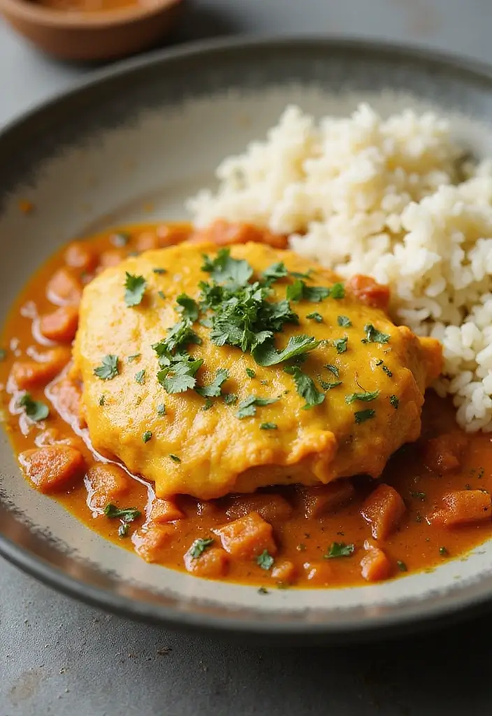 27 Oven Baked Chicken Parmesan Recipes That Are Golden & Gooey 23 27 Oven Baked Chicken Parmesan Recipes That Are Golden & Gooey - 22. Curry Chicken Parmesan