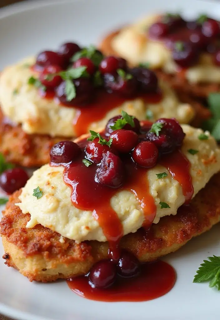 27 Oven Baked Chicken Parmesan Recipes That Are Golden & Gooey 27 27 Oven Baked Chicken Parmesan Recipes That Are Golden & Gooey - 26. Cranberry Chicken Parmesan