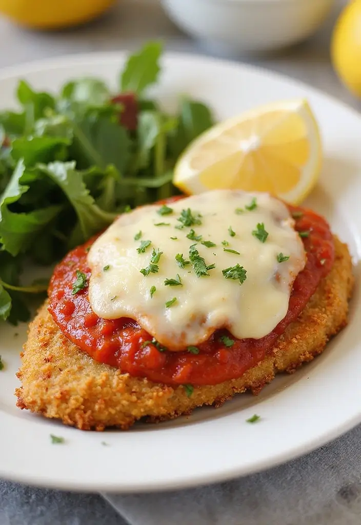 27 Oven Baked Chicken Parmesan Recipes That Are Golden & Gooey 4 27 Oven Baked Chicken Parmesan Recipes That Are Golden & Gooey - 3. Whole Wheat Chicken Parmesan