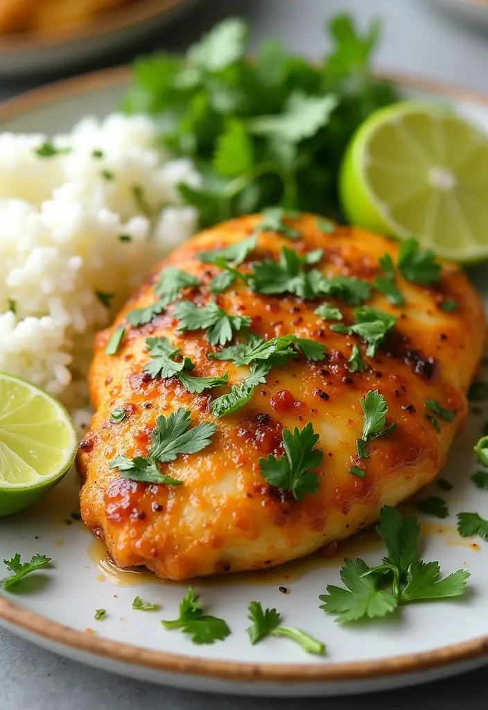 27 Pan Fried Chicken Breast Recipes That Are Crispy Outside Tender Inside - 11. Cilantro Lime Chicken