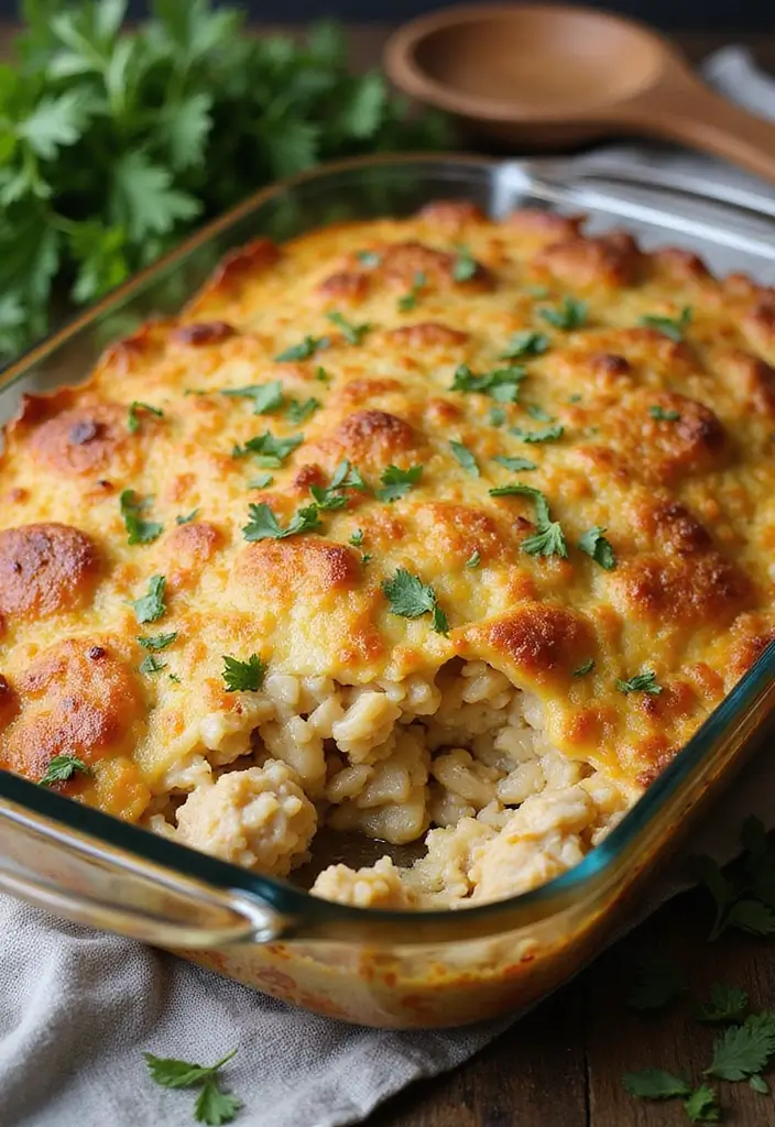 27 Quick and Easy Rotisserie Chicken Recipes for Leftovers 77 27 Quick and Easy Rotisserie Chicken Recipes for Leftovers - 12. Chicken and Rice Casserole