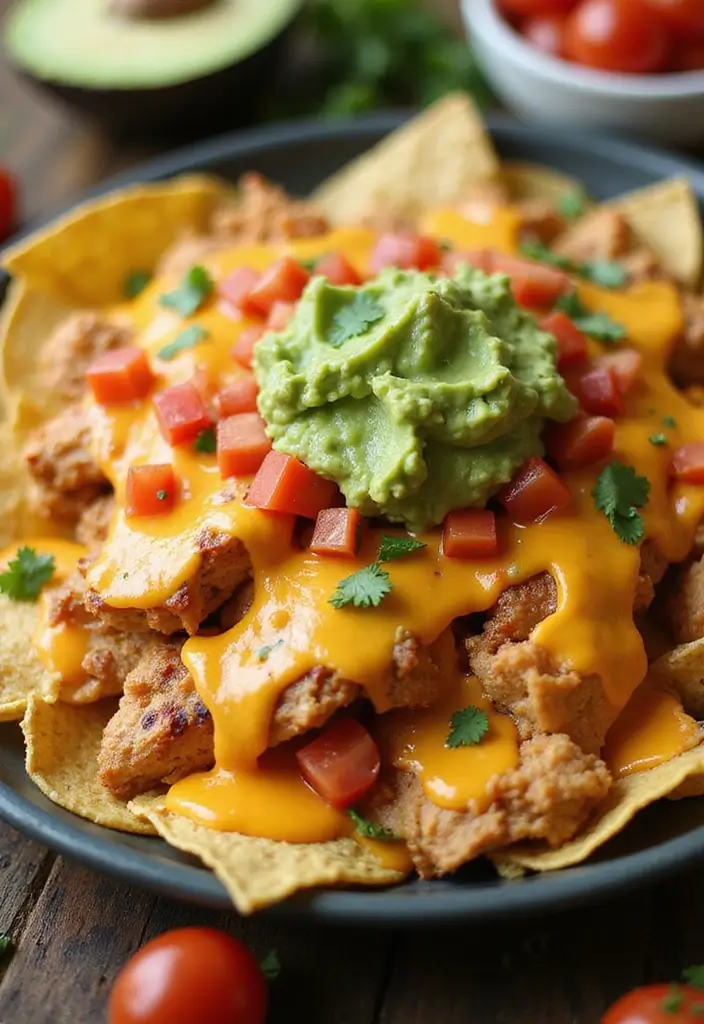 27 Quick and Easy Rotisserie Chicken Recipes for Leftovers 89 27 Quick and Easy Rotisserie Chicken Recipes for Leftovers - 14. Chicken Nachos