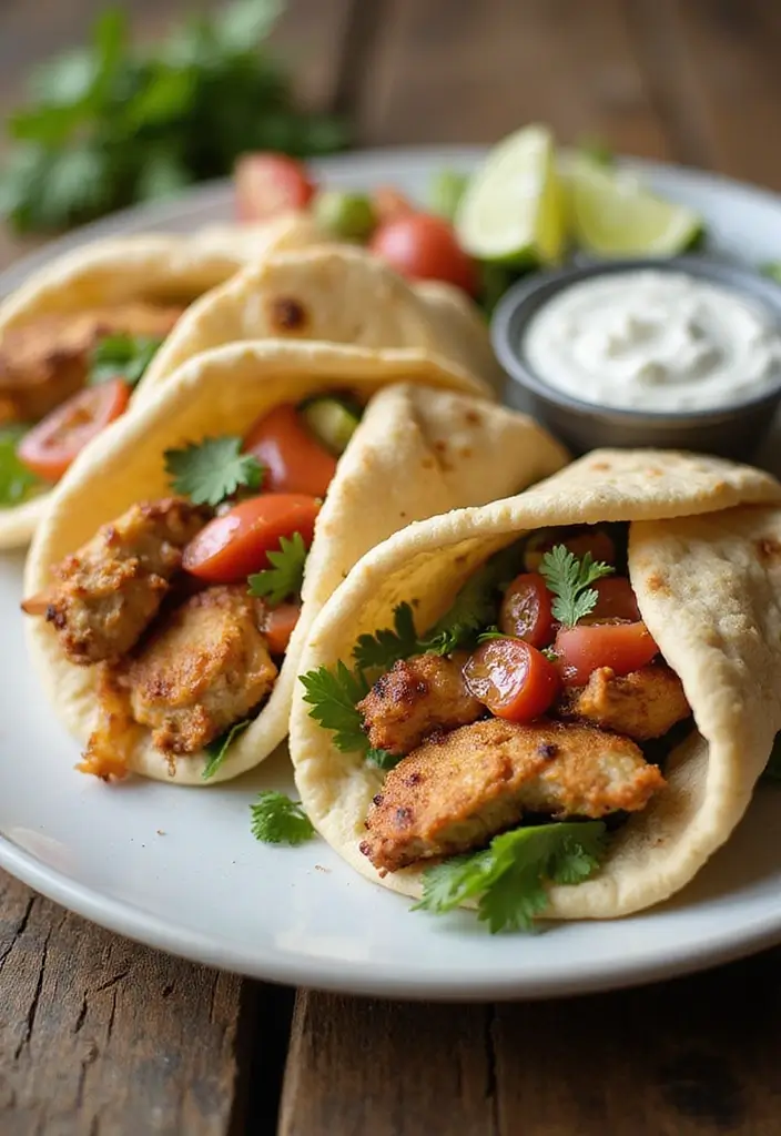 27 Quick and Easy Rotisserie Chicken Recipes for Leftovers 108 27 Quick and Easy Rotisserie Chicken Recipes for Leftovers - 17. Chicken Gyros