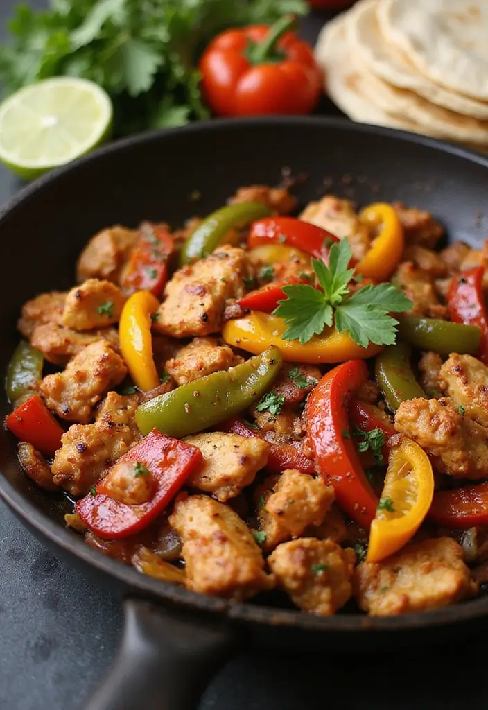 27 Quick and Easy Rotisserie Chicken Recipes for Leftovers 115 27 Quick and Easy Rotisserie Chicken Recipes for Leftovers - 18. Chicken Fajitas