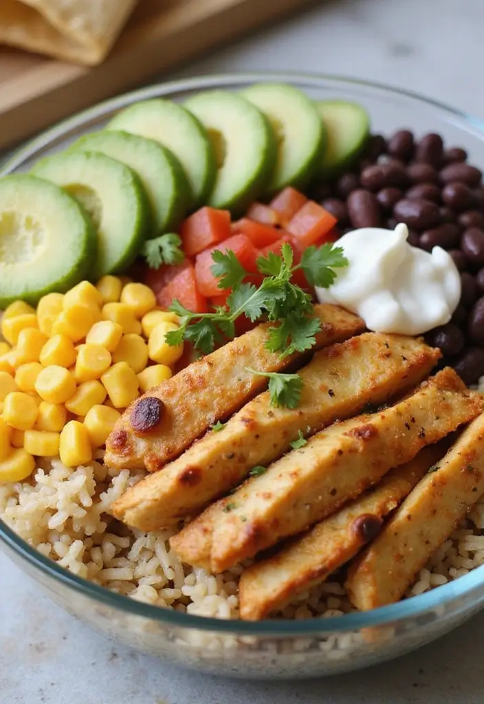 27 Quick and Easy Rotisserie Chicken Recipes for Leftovers 127 27 Quick and Easy Rotisserie Chicken Recipes for Leftovers - 20. Chicken Burrito Bowl