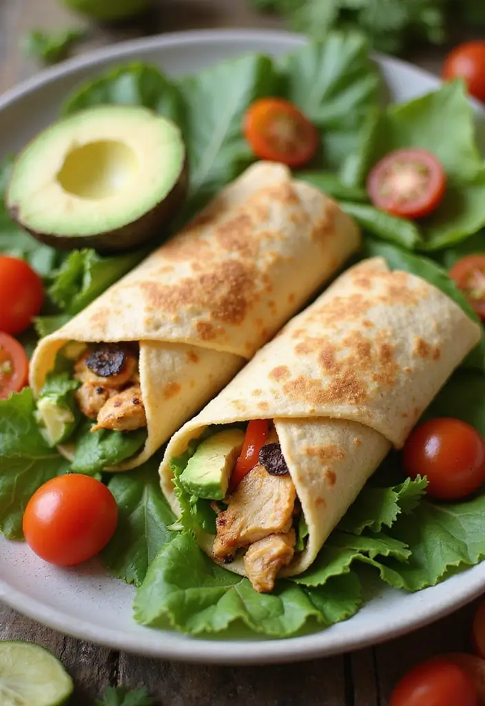 27 Quick and Easy Rotisserie Chicken Recipes for Leftovers 168 27 Quick and Easy Rotisserie Chicken Recipes for Leftovers - 27. Chicken and Avocado Wraps