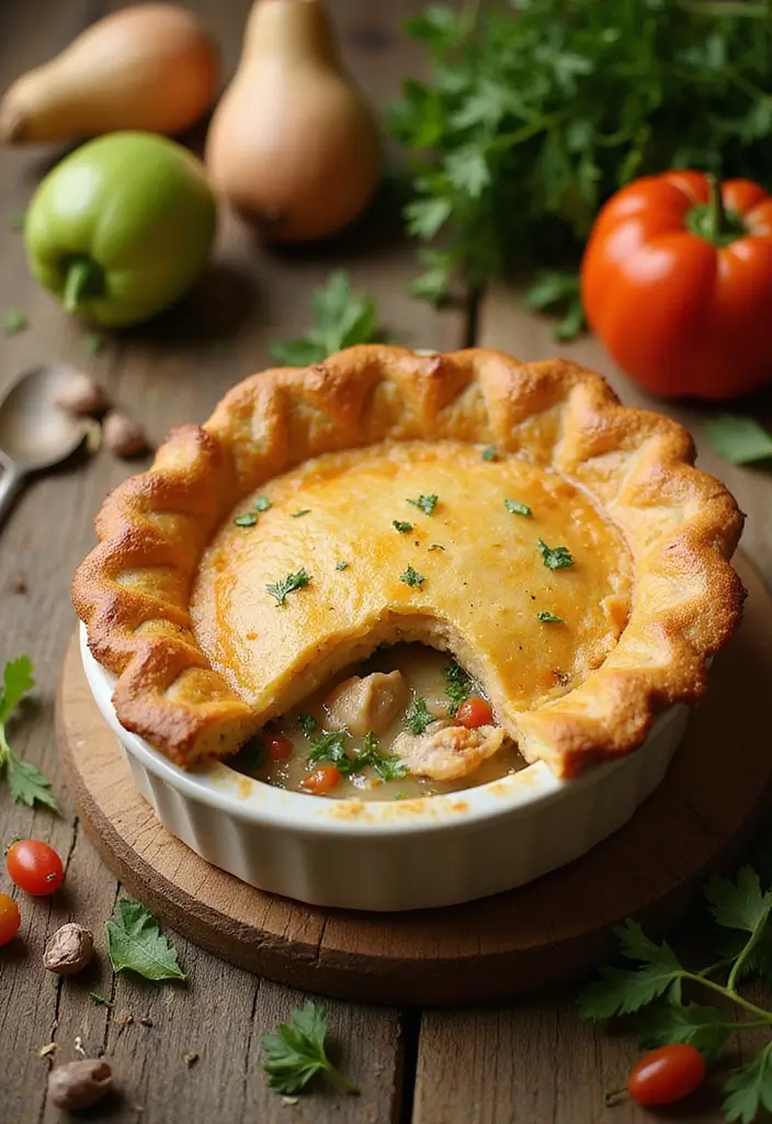 27 Quick and Easy Rotisserie Chicken Recipes for Leftovers 49 27 Quick and Easy Rotisserie Chicken Recipes for Leftovers - 8. Chicken Pot Pie