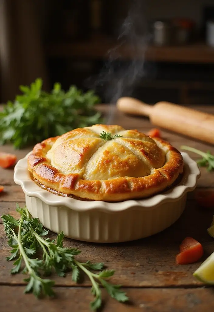 27 Rotisserie Chicken Pot Pie Recipes That Feel Home-Baked - 1. Classic Rotisserie Chicken Pot Pie
