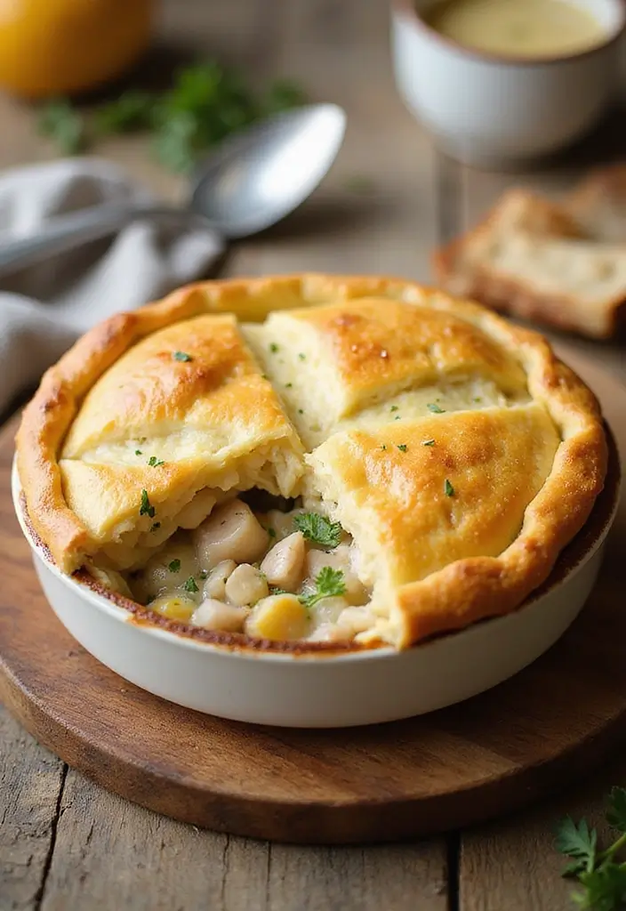 27 Rotisserie Chicken Pot Pie Recipes That Feel Home-Baked - 16. 5-Ingredient Rotisserie Chicken Pot Pie
