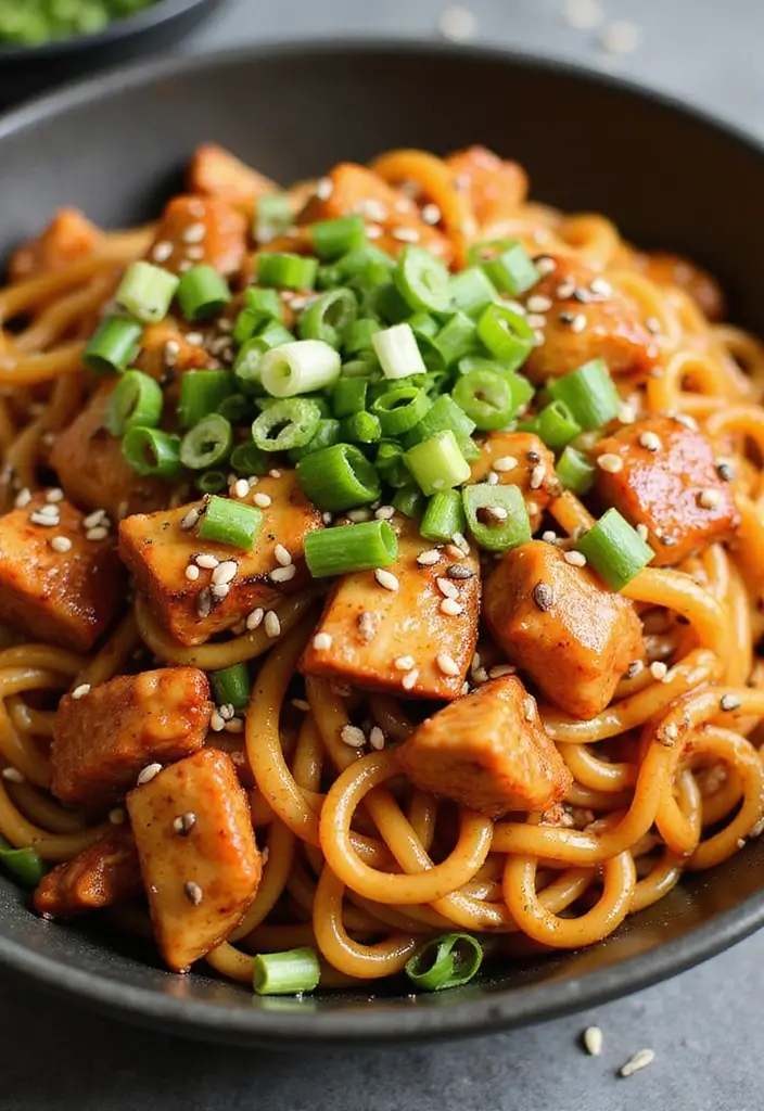 28 Asian Ground Chicken Recipes That Are Flavorful & Fast - 16. Ground Chicken Szechuan Noodles