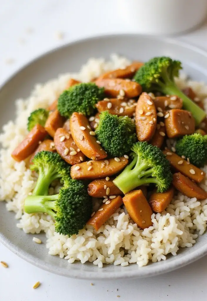 28 Asian Ground Chicken Recipes That Are Flavorful & Fast - 19. Ground Chicken and Broccoli Stir-Fry