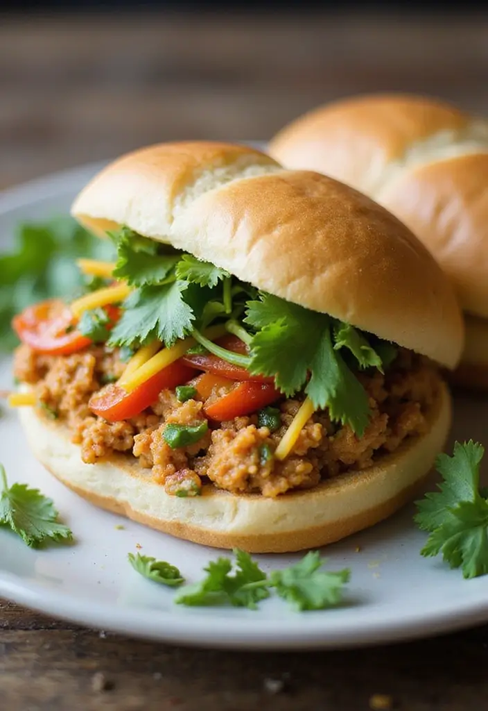 28 Asian Ground Chicken Recipes That Are Flavorful & Fast - 25. Ground Chicken Banh Mi