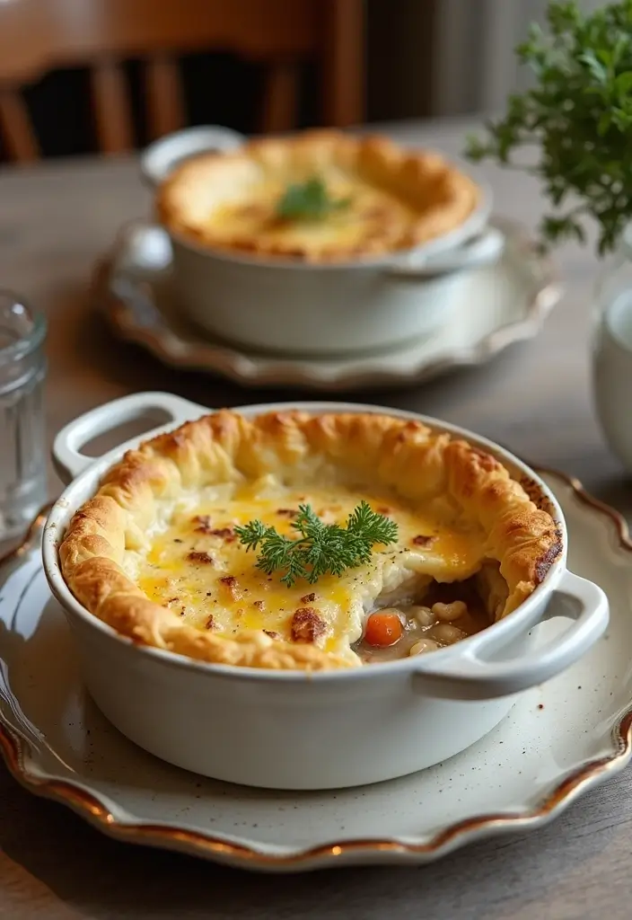 28 Chicken Pot Pie with Potatoes Recipes That Feel Hearty & Homey - 20. Mediterranean Chicken Pot Pie with Potatoes