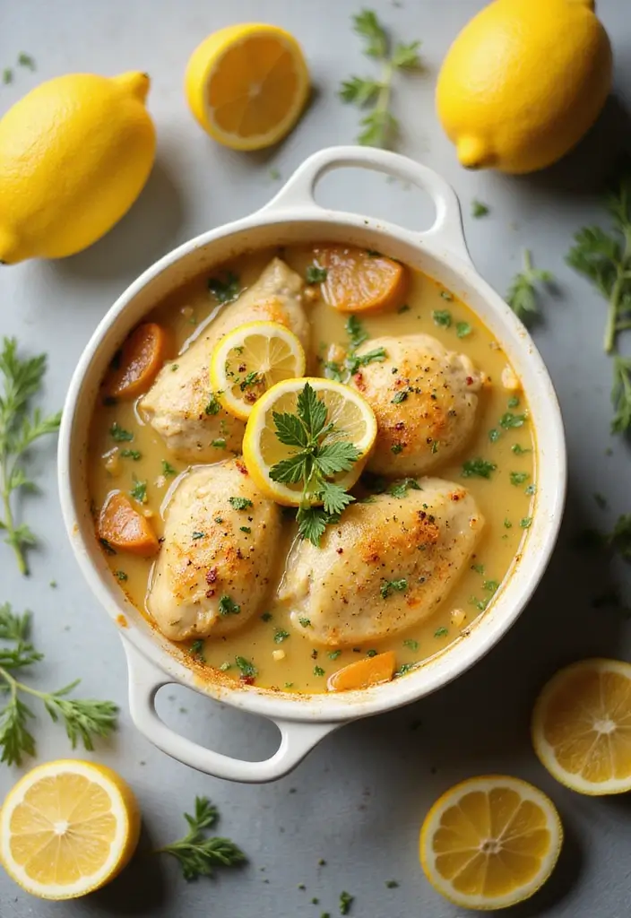 28 Chicken Pot Pie with Potatoes Recipes That Feel Hearty & Homey - 21. Chicken Pot Pie with Lemon and Herbs