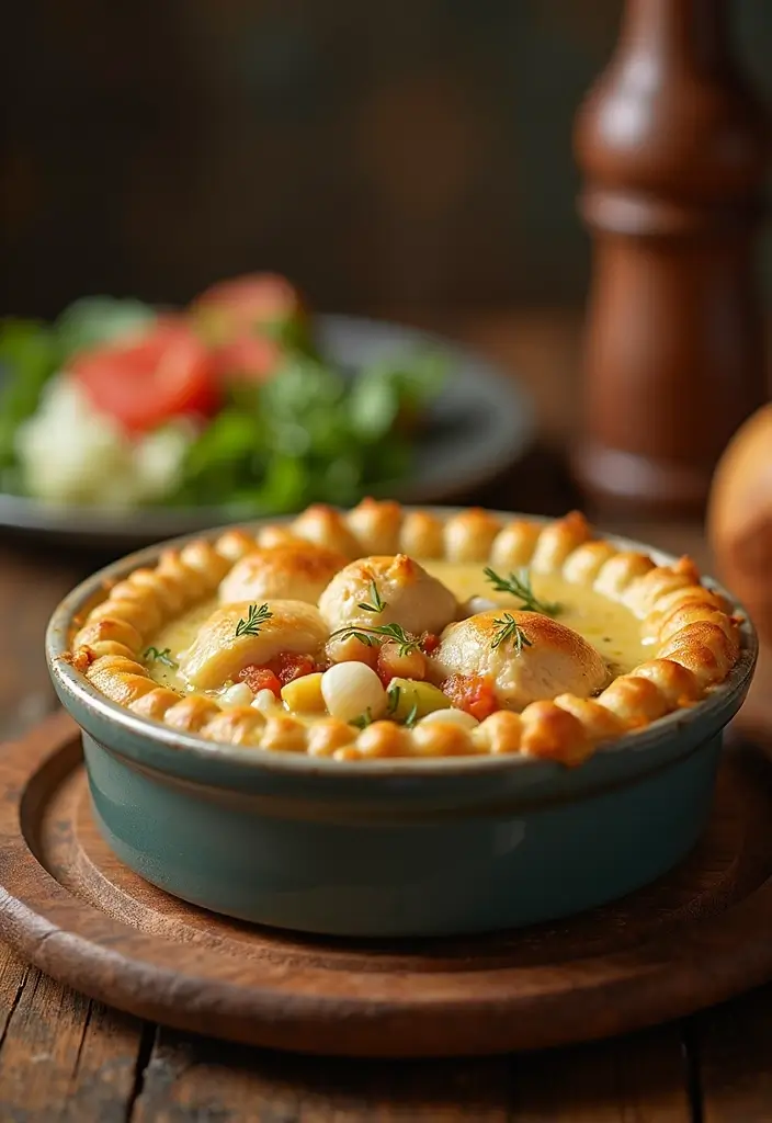 28 Chicken Pot Pie with Potatoes Recipes That Feel Hearty & Homey - 26. Chicken Pot Pie with Cabbage and Pork