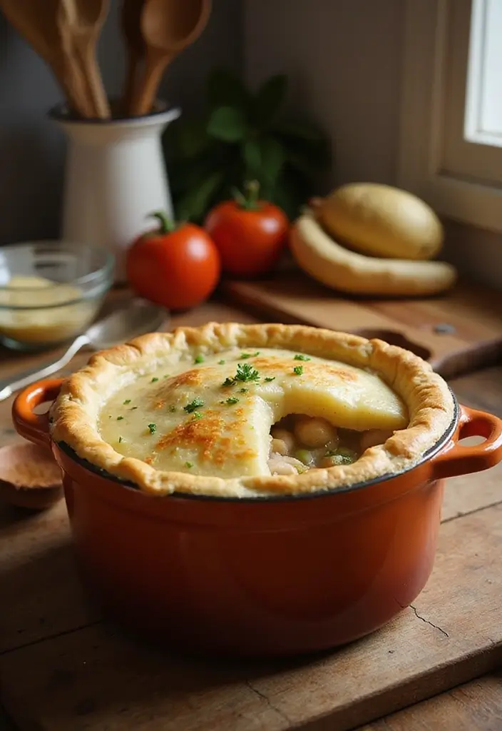 28 Chicken Pot Pie with Potatoes Recipes That Feel Hearty & Homey - 7. One-Pot Chicken Pot Pie with Potatoes