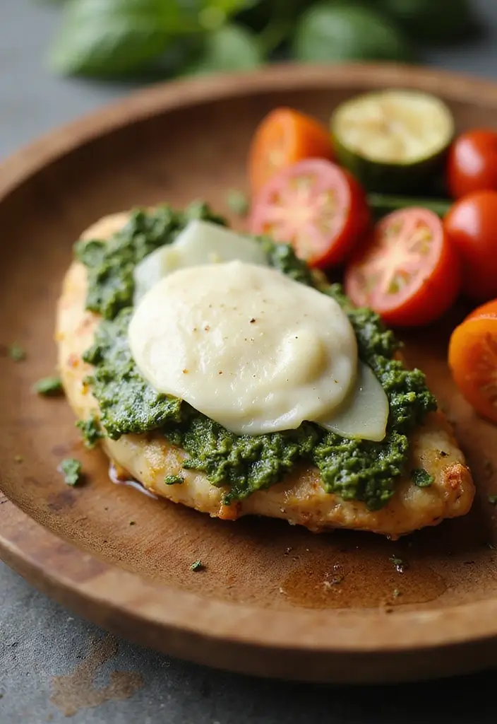 28 Easy Healthy Chicken Dinner Recipes That Everyone Enjoys 6 28 Easy Healthy Chicken Dinner Recipes That Everyone Enjoys - 5. Baked Pesto Chicken
