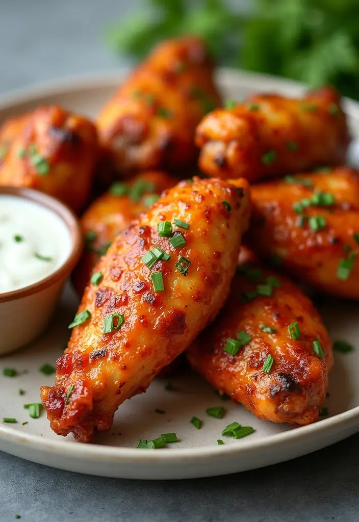 28 Frozen Chicken Breast Recipes That Are Juicy & Flavorful - 9. Spicy Garlic Chicken Wings