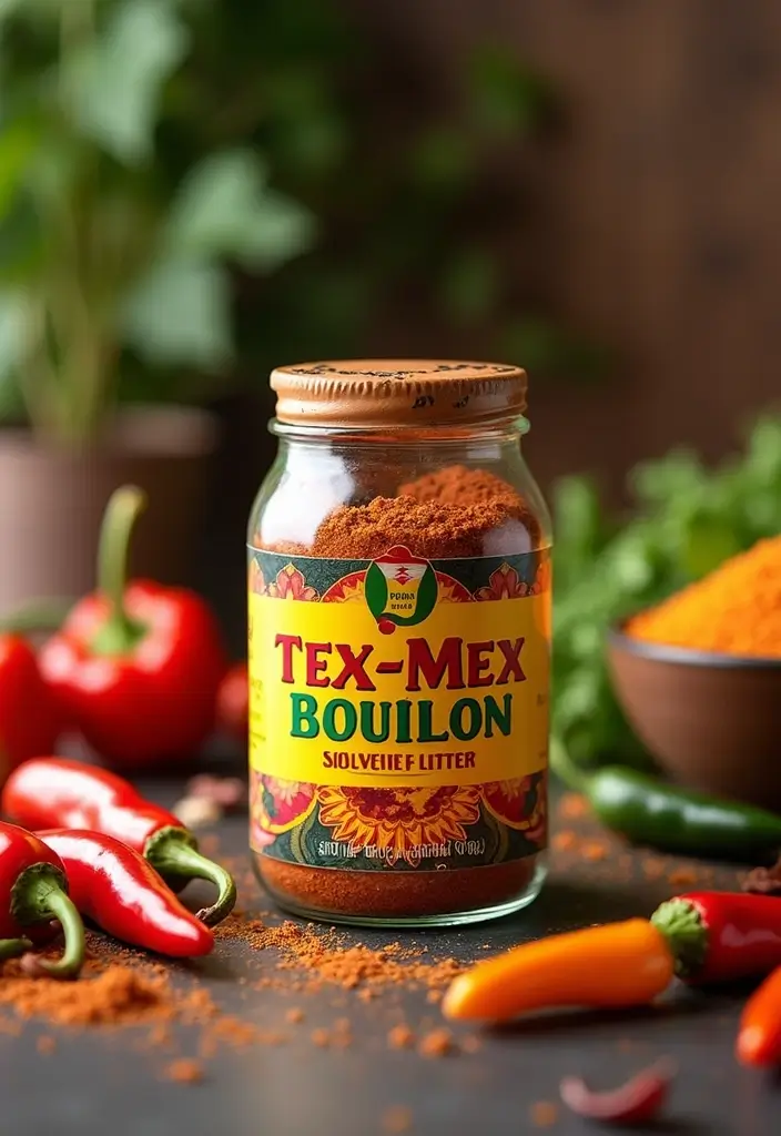 28 Homemade Chicken Bouillon Powder Recipes That Save Money - 17. Tex-Mex Bouillon Powder
