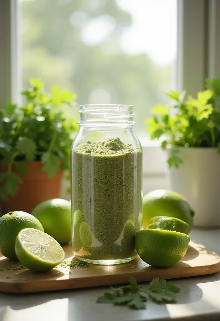 28 Homemade Chicken Bouillon Powder Recipes That Save Money - 18. Cilantro Lime Bouillon Powder