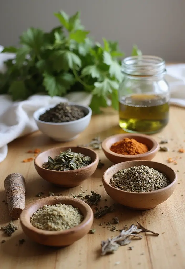 28 Homemade Chicken Bouillon Powder Recipes That Save Money - 2. Herbal Infused Bouillon Powder