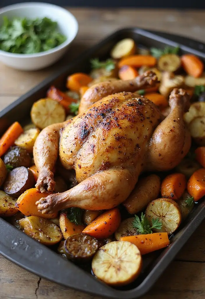 28 Keto Rotisserie Chicken Recipes That Are Fast & Flavorful - 14. Chicken and Veggie Sheet Pan Dinner